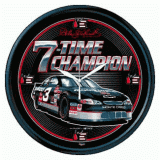 Round Clock - Dale Earnhardt #3 - 7-time