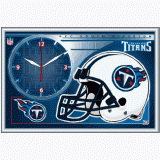 Framed Clock - Tennessee Titans