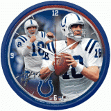 Round Player Clock - Manning - Colts
