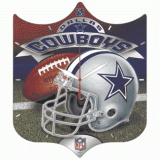 Plaque Clock - Dallas Cowboys