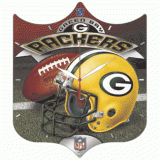 Plaque Clock - Green Bay Packers