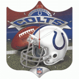 Plaque Clock - Indianapolis Colts