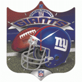 Plaque Clock - NY Giants