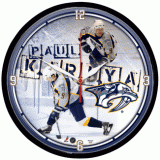 Nashville Predators - Clocks - Round - Paul Kariya