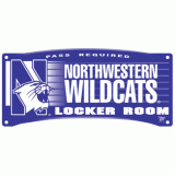 Northwestern - Locker room signs
