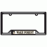 Wake Forest University  > License plate frames