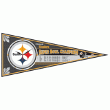 Clock Pennant - Pittsburgh Steelers
