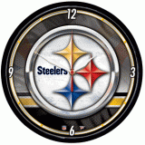 Round Clock - Pittsburgh Steelers