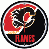Round Clock - Calgary Flames