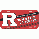 Rutgers Scarlet Knights Plastic Plate