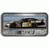 Mark Martin #01 NASCAR Domed Metal License Plate